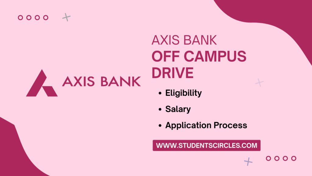 Axis Bank Off Campus Drive