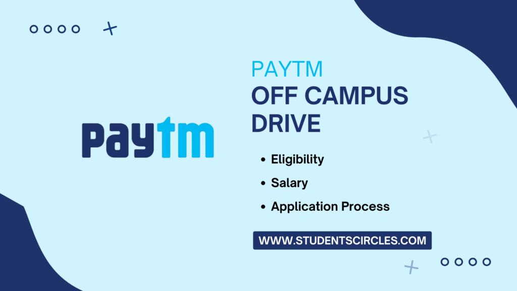 Paytm Off Campus Drive