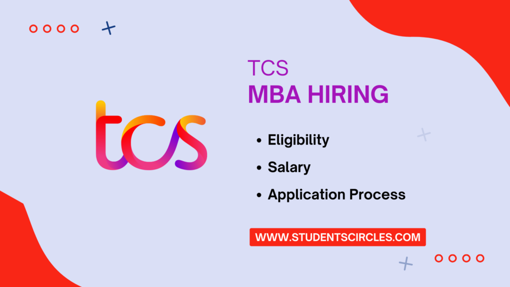 TCS MBA Hiring