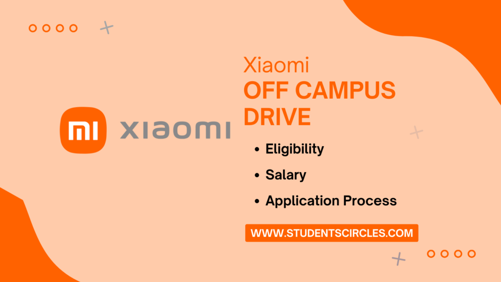 Xiaomi Off Campus Drive