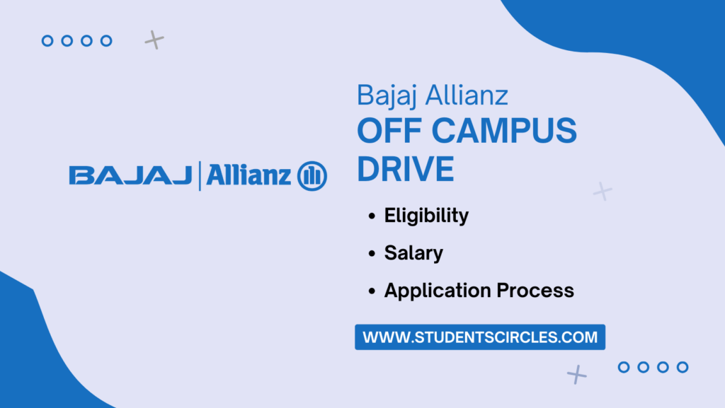 Bajaj Allianz Off Campus Drive