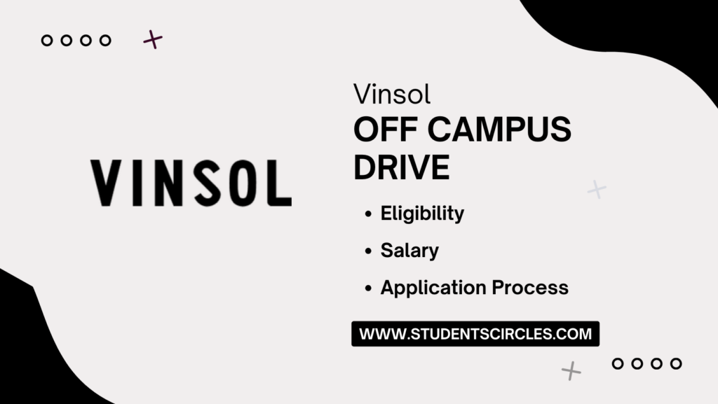 Vinsol Off Campus Drive