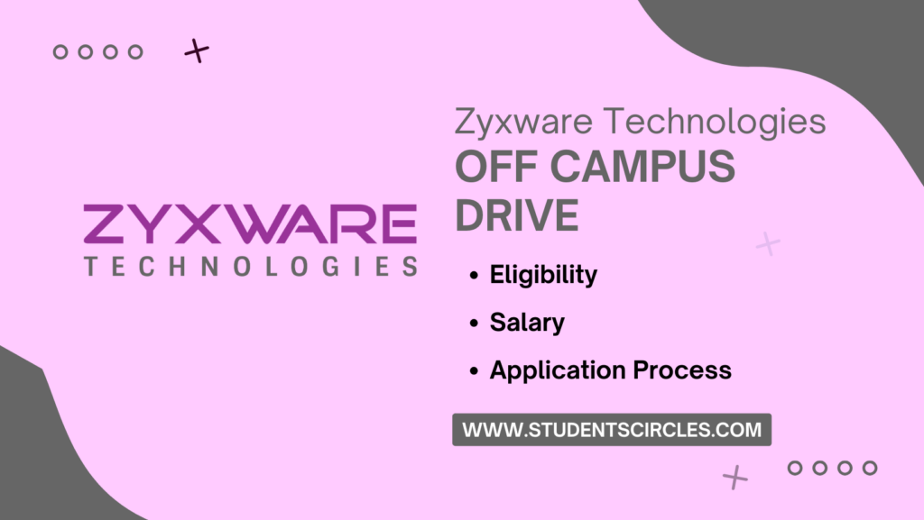 Zyxware Technologies Off Campus Drive