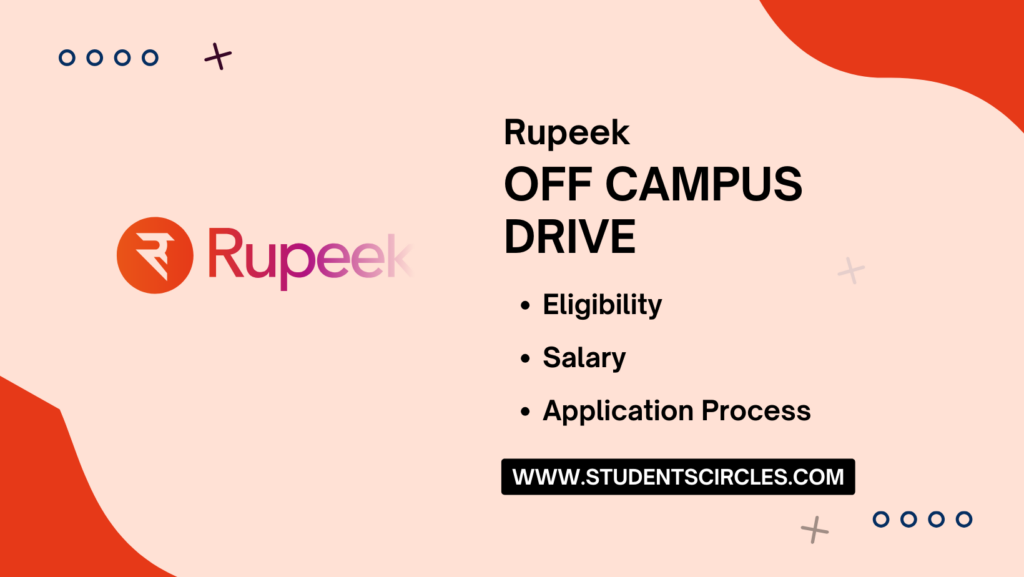 Rupeek Off Campus Drive