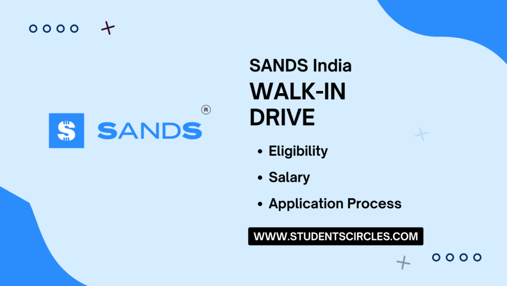 SANDS India Walkin Drive