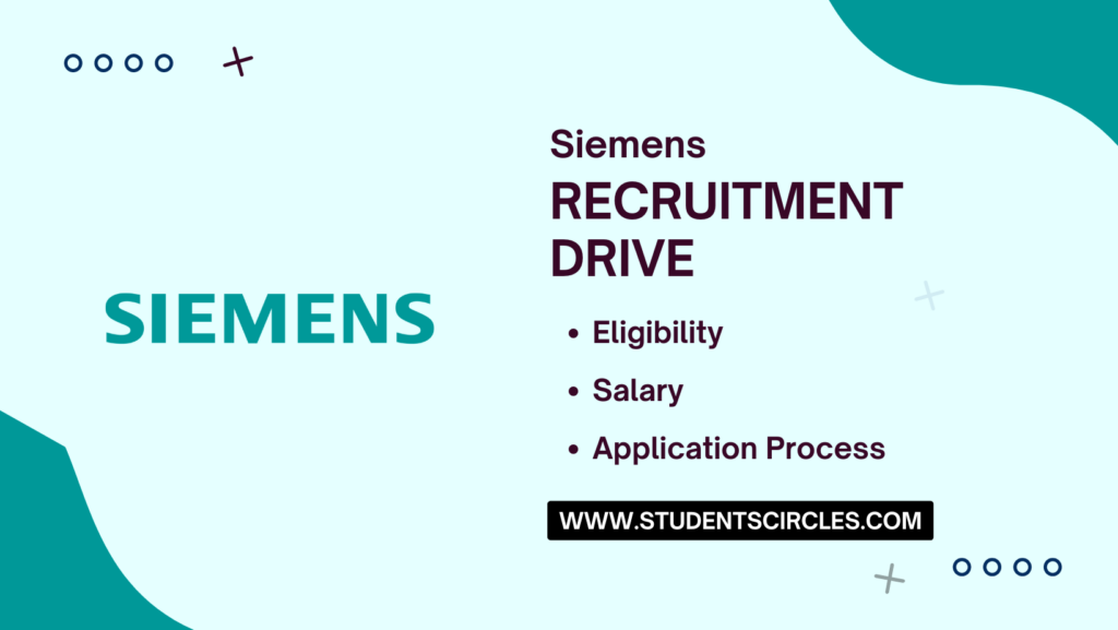 Siemens Recruitment 