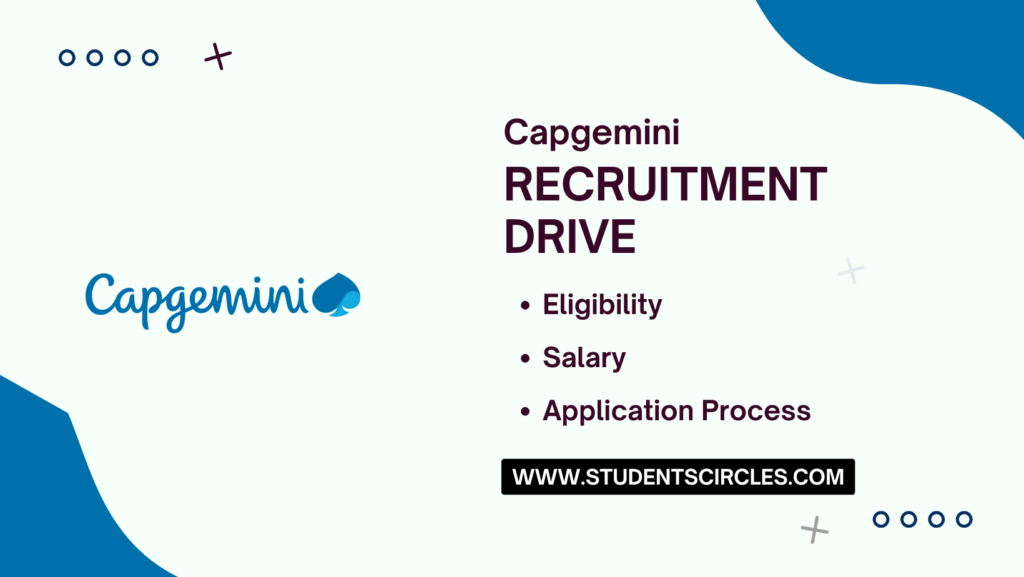 Capgemini Recruitment 