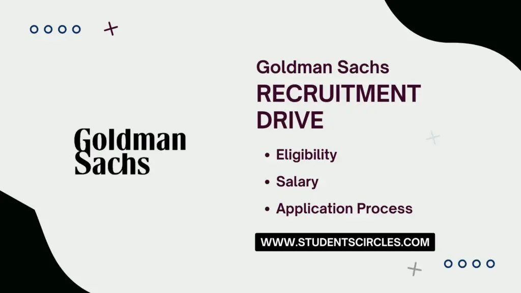 Goldman Sachs Recruitment 