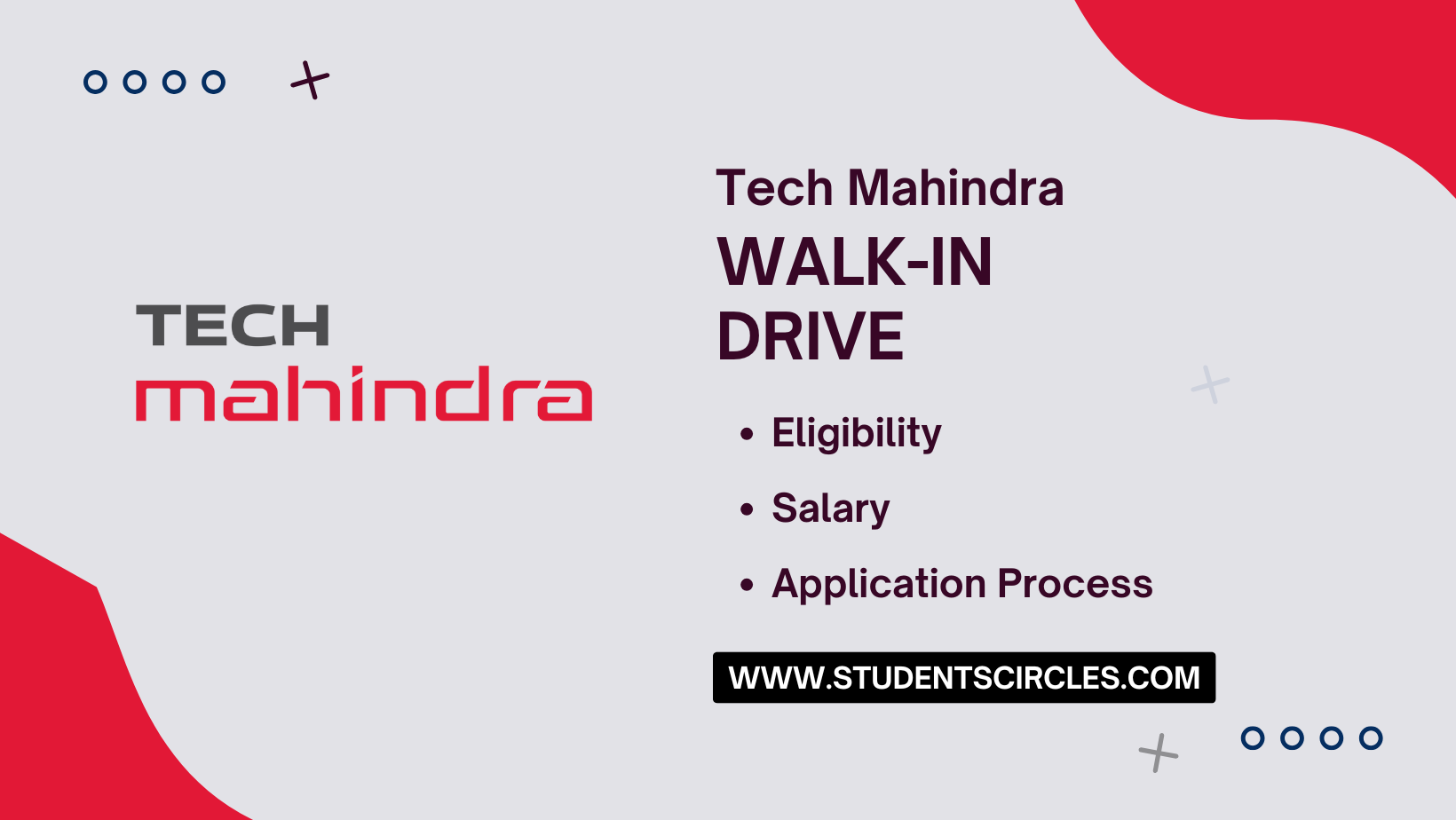 Tech Mahindra Walkin Drive