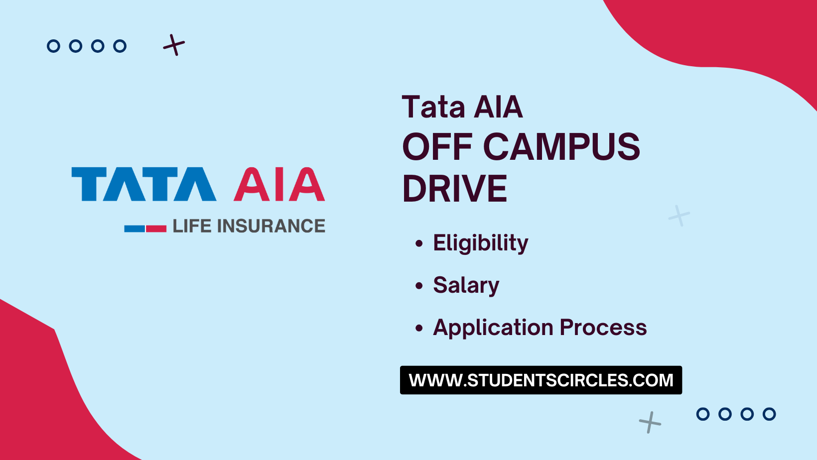 Tata AIA Life Off Campus Drive