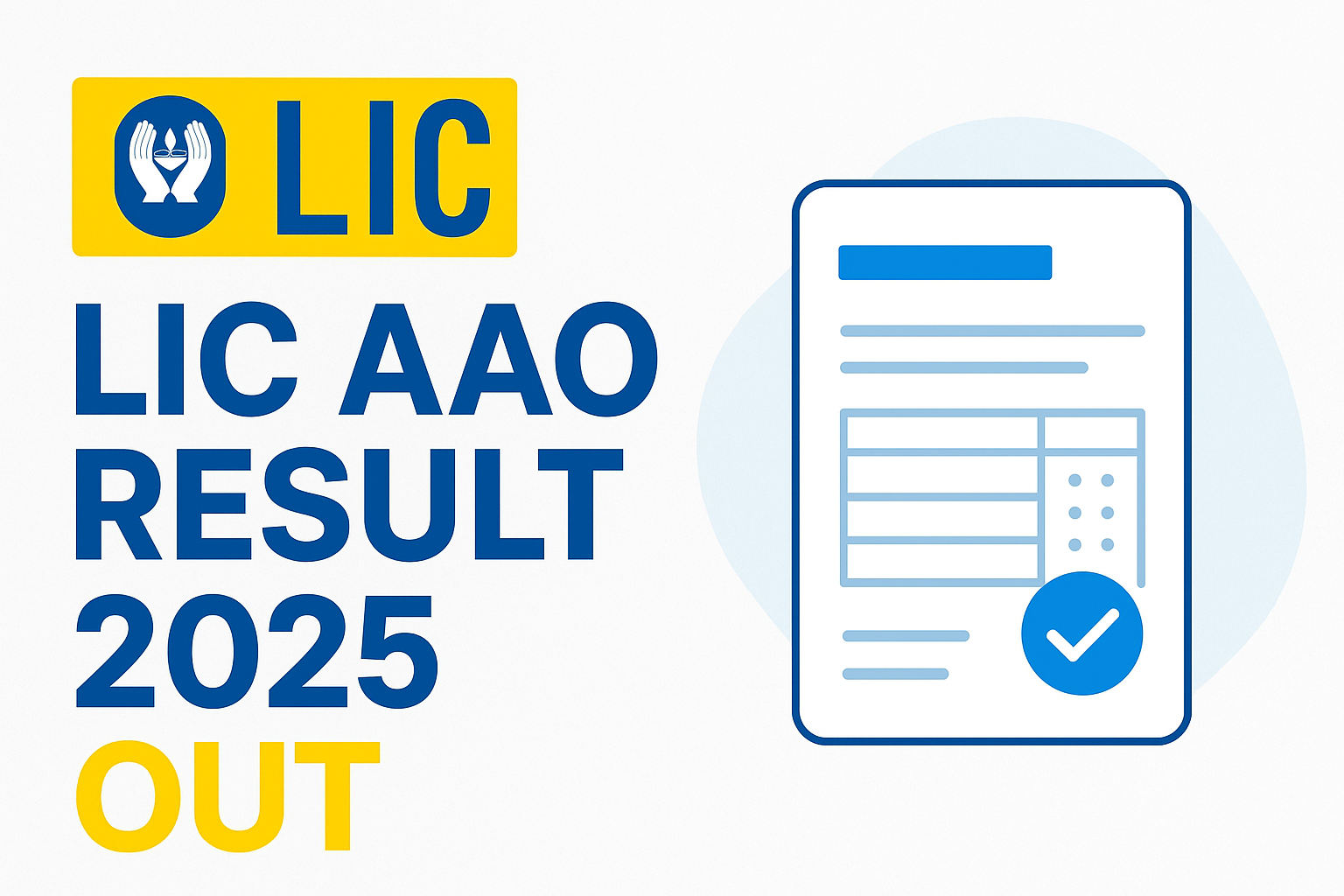 LIC AAO Result 2025 Out