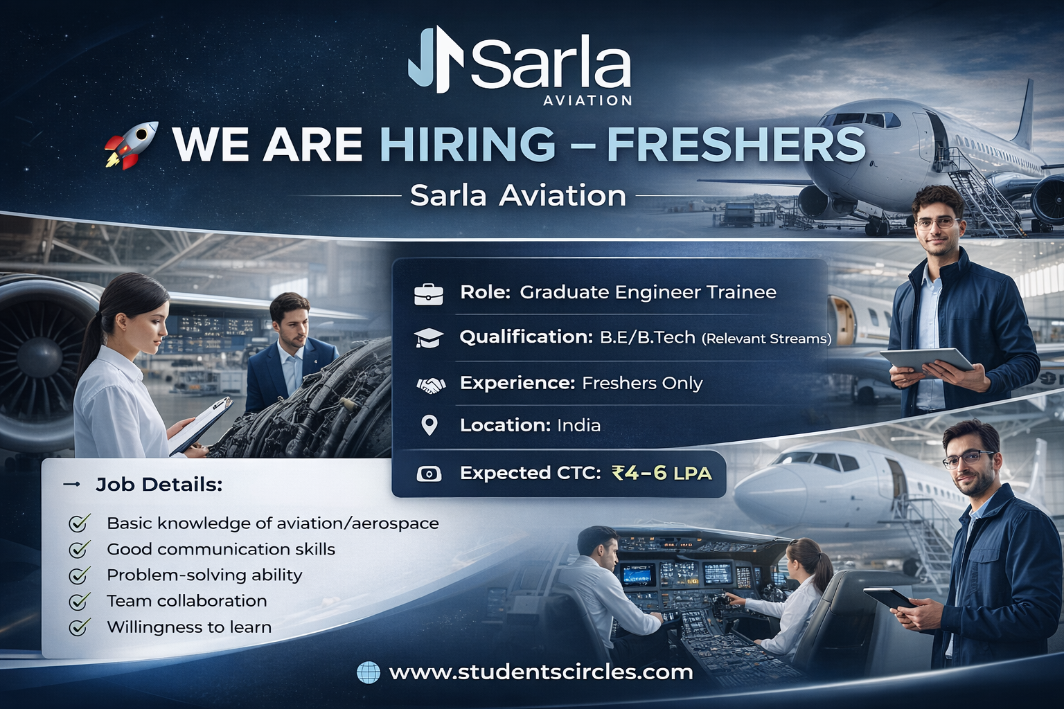 Sarla Aviation Careers
